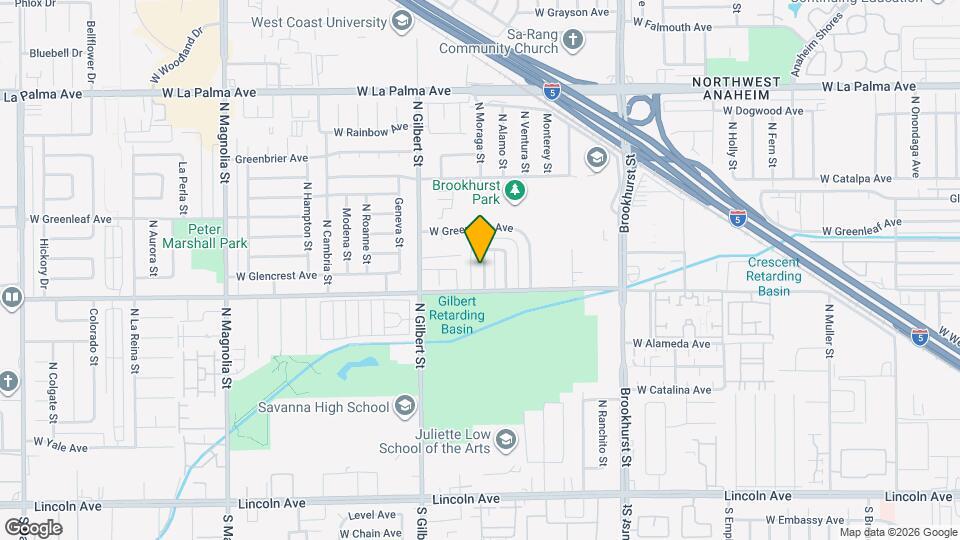 617 N Moraga St Map and Location Details