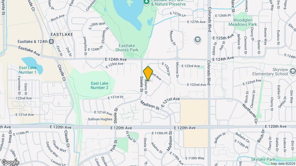 12235 Adams St Map and Location Details