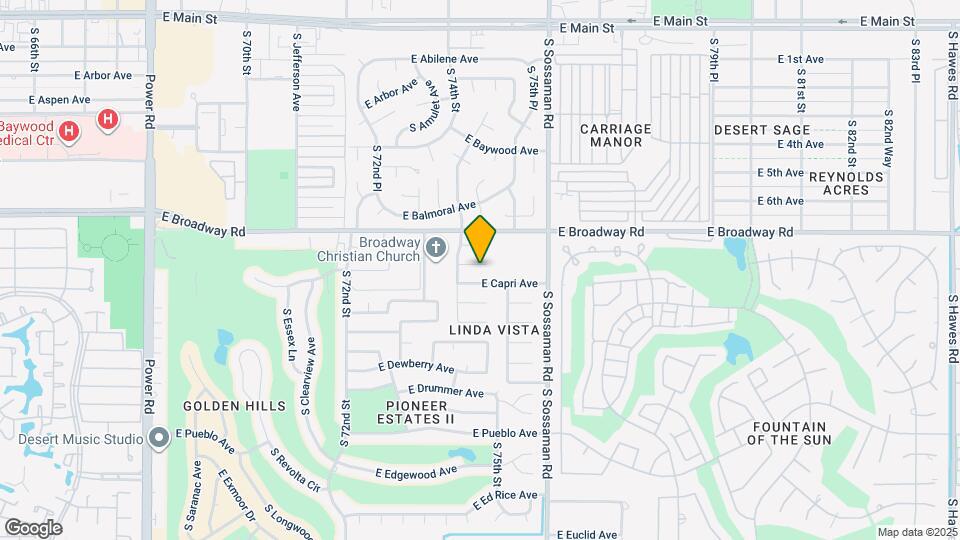 7443 E Crescent Cir Map and Location Details