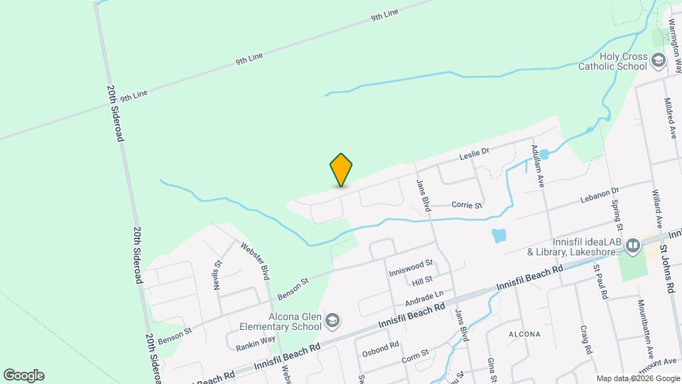 1226 Leslie Dr Map and Location Details