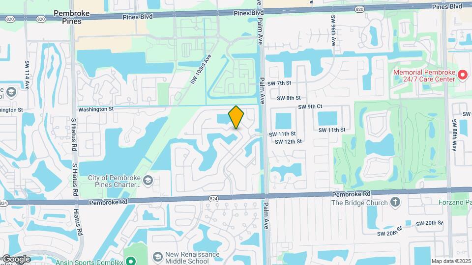 10208 SW 12th St Map and Location Details