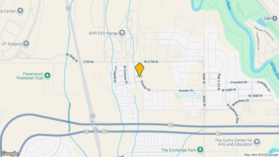 2521 N Drexler Dr Map and Location Details