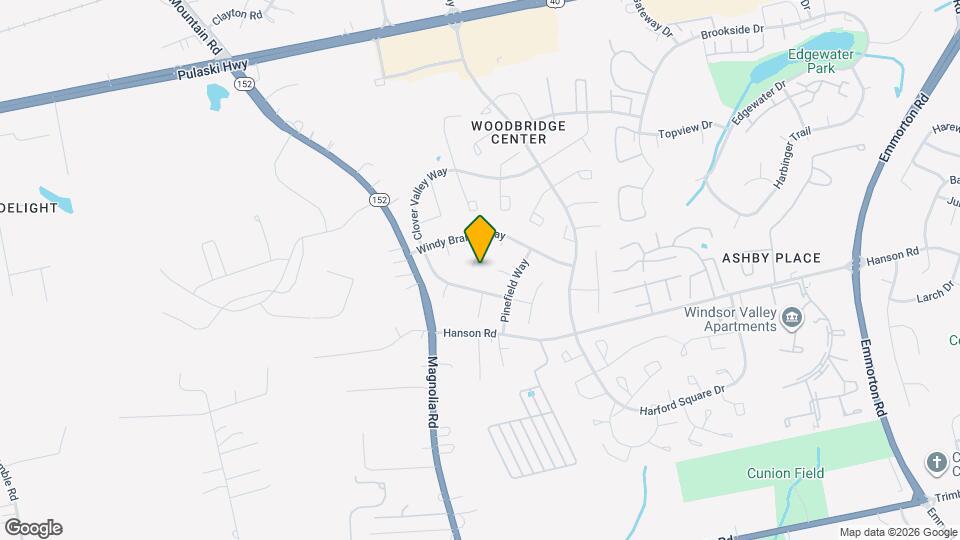 701 Cedar Crest Ct Map and Location Details