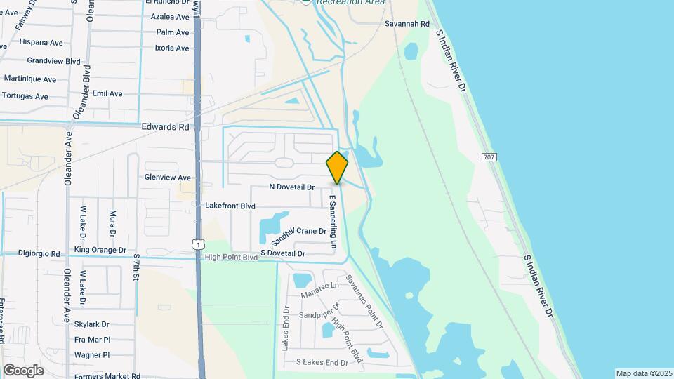 1802 E Sanderling Ln Map and Location Details