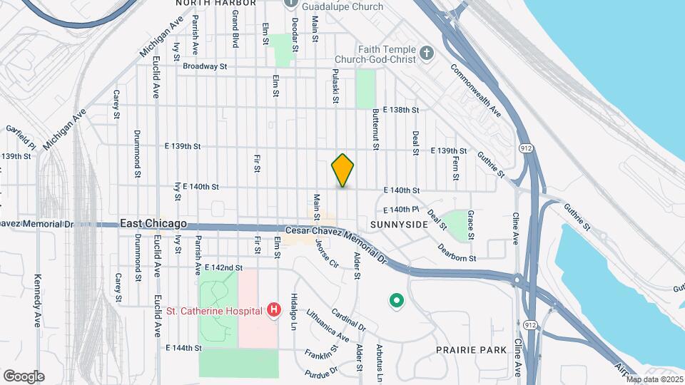 4001 Pulaski St Map and Location Details