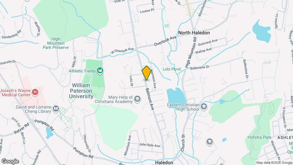 752 Belmont Ave Map and Location Details