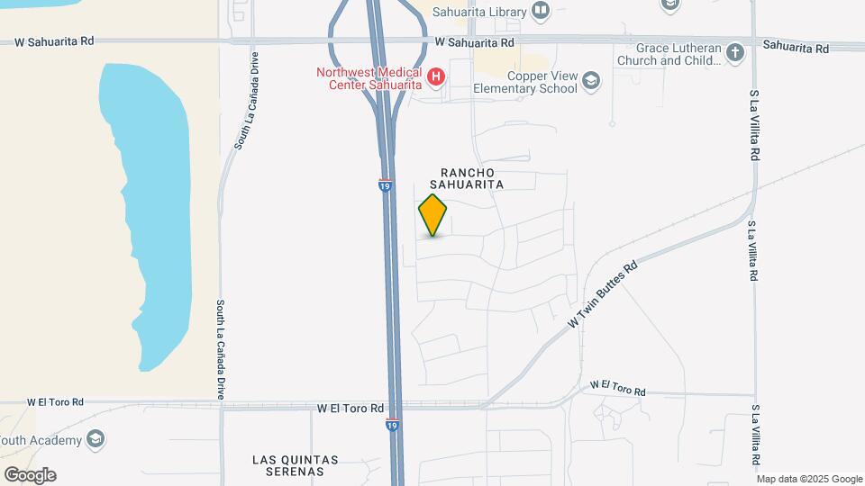 921 W Calle El Acuario Mapa y Detalles de la Ubicación