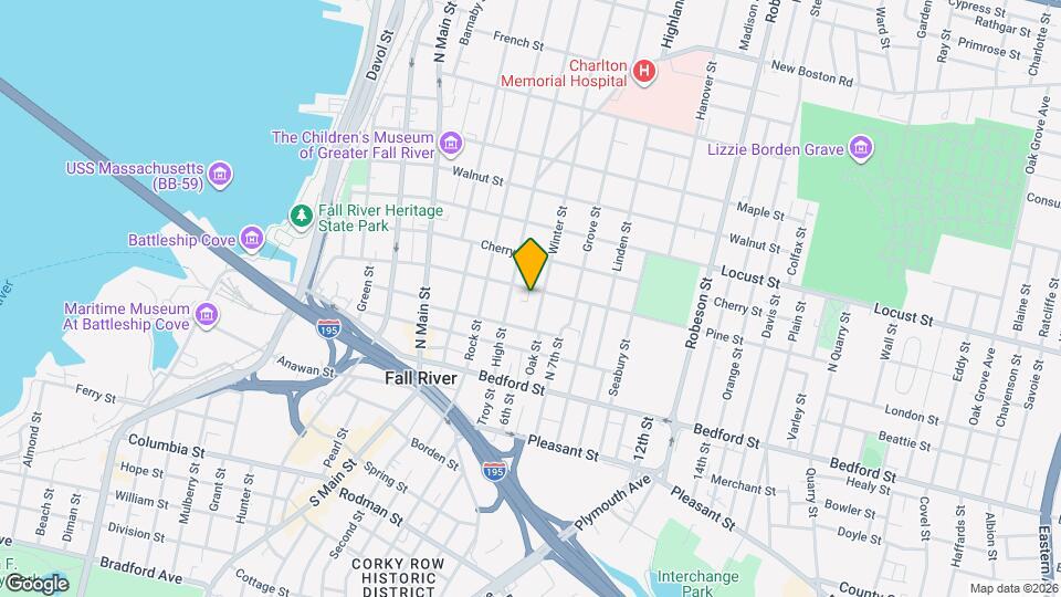 439 Pine St, Unit 102 Map and Location Details
