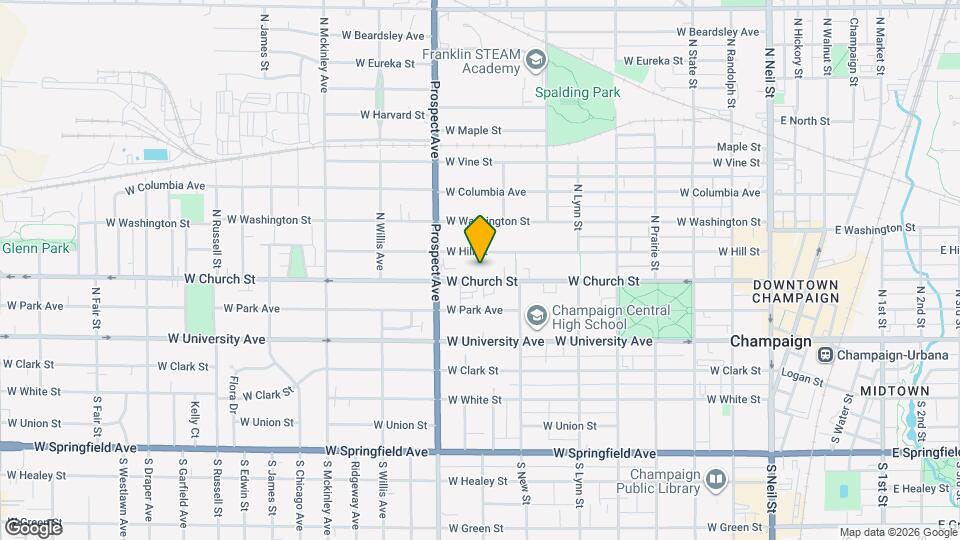 800 W Church St Map and Location Details