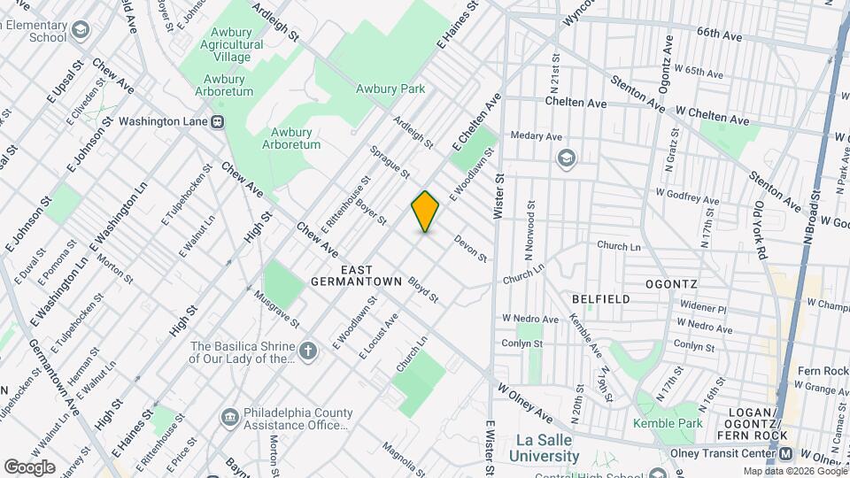 916 E Woodlawn St Mapa y Detalles de la Ubicación