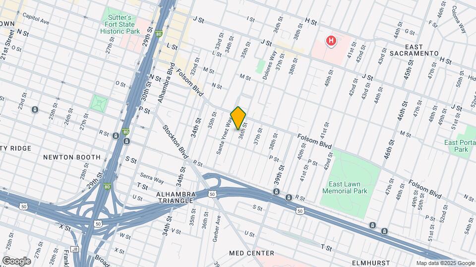 1540 36th St Map and Location Details