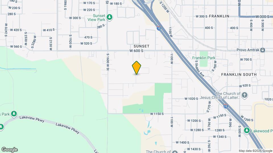 1337 S 1400 W Map and Location Details