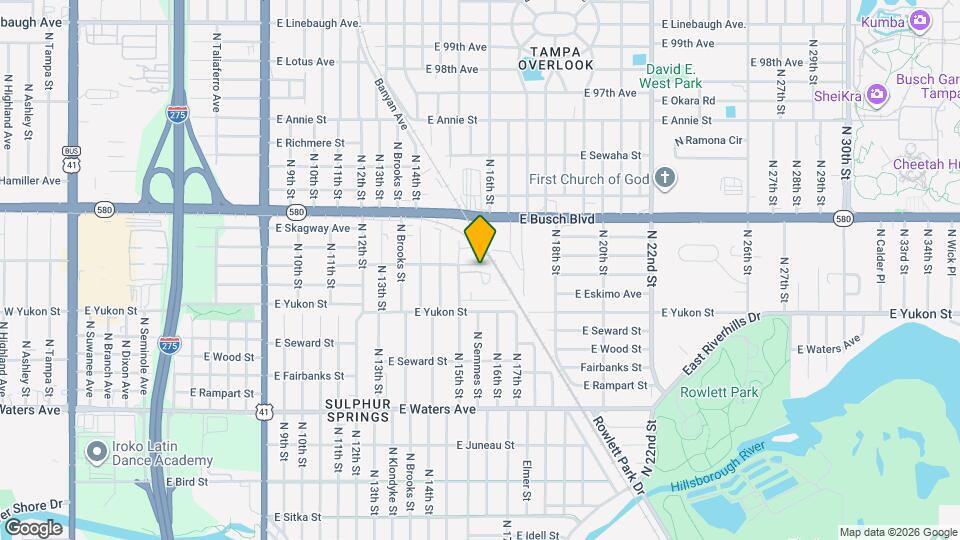 1504 E Humphrey St Mapa y Detalles de la Ubicación