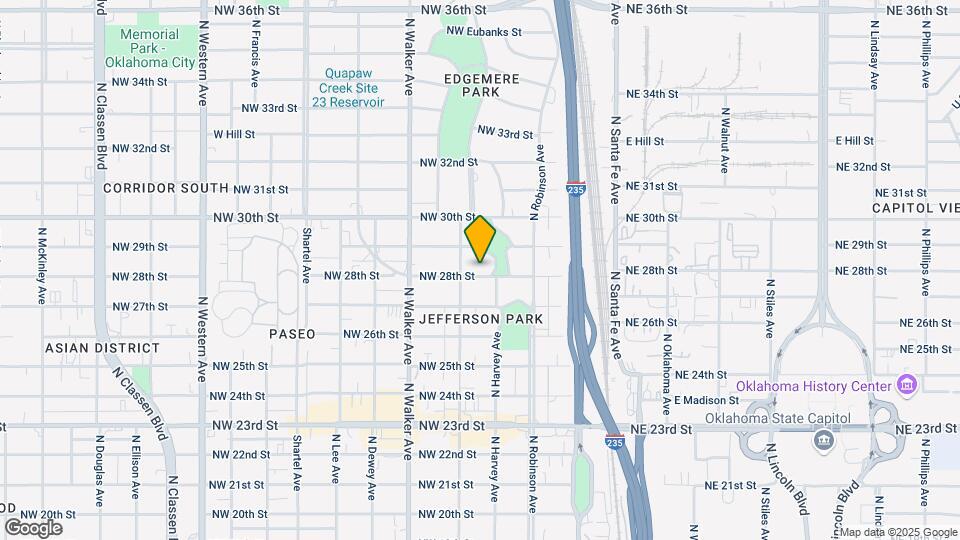 313 NW 28th St Map and Location Details