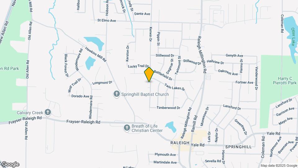 3727 Kerwin Dr Map and Location Details