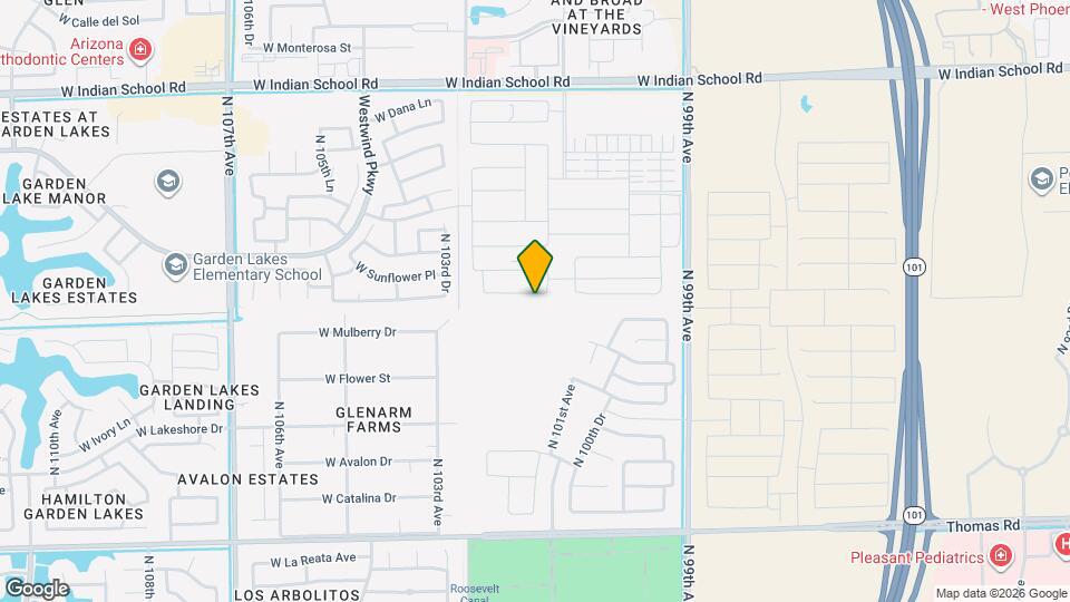 10163 W Crittenden Ln Map and Location Details