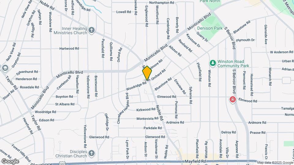 3866 Woodridge Rd Map and Location Details