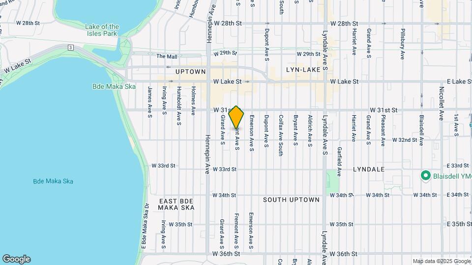 3140 Fremont Ave S Map and Location Details