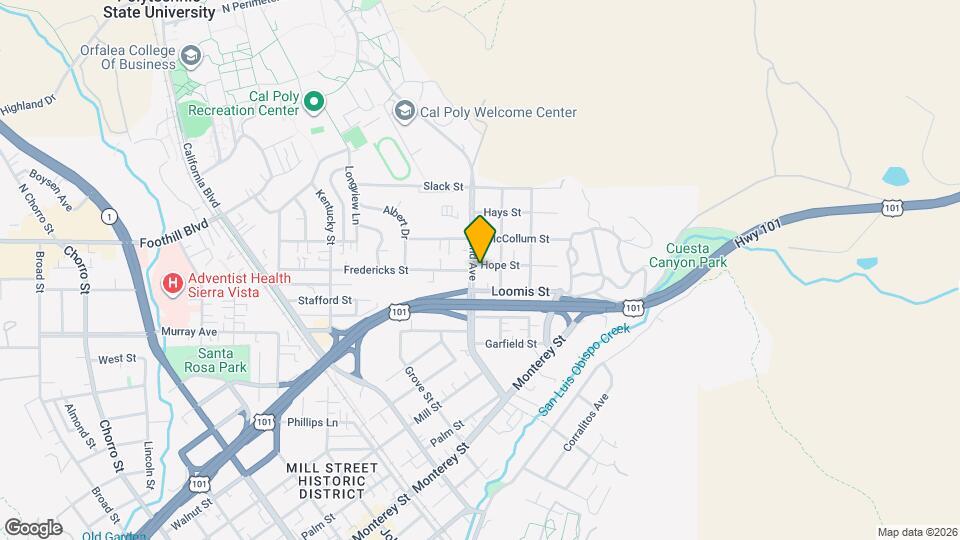 410 Grand Ave Map and Location Details