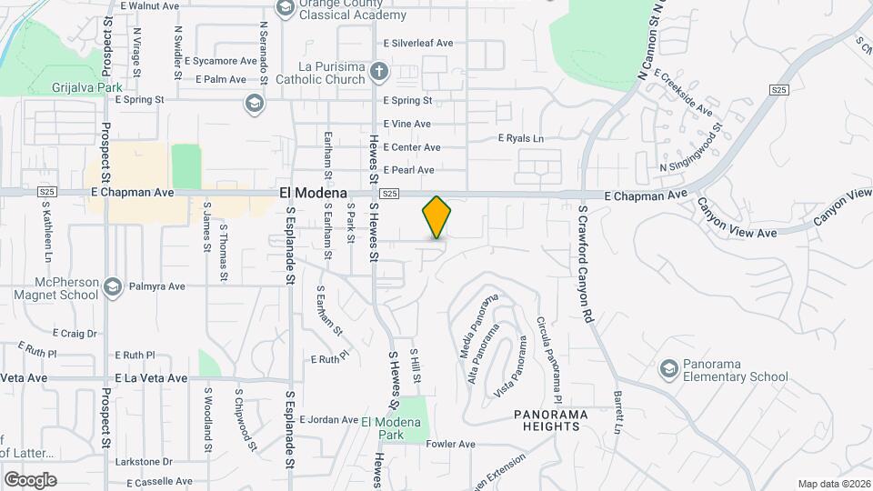 4722 E Washington Ave Map and Location Details