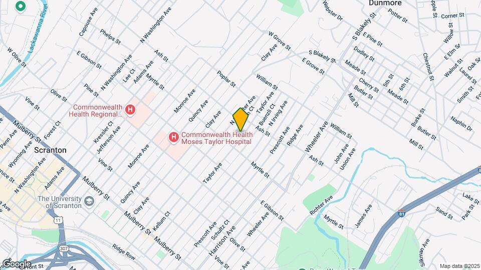 923-925 Taylor Ave Mapa y Detalles de la Ubicación