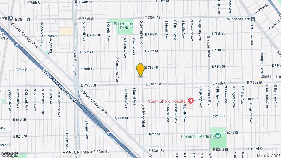 7842-7844 S Jeffery Blvd Map and Location Details
