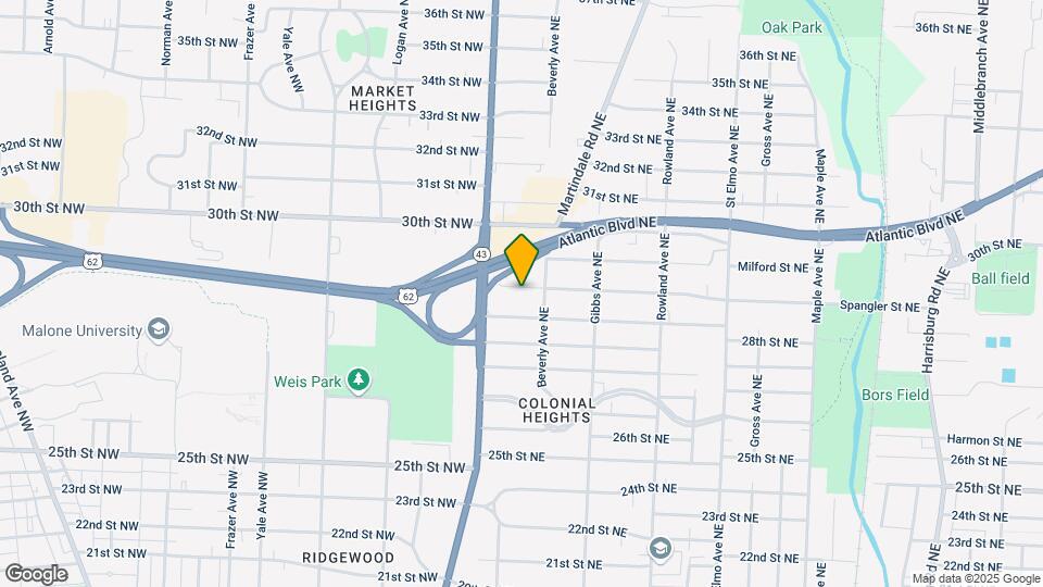 708-718 Spangler St Map and Location Details
