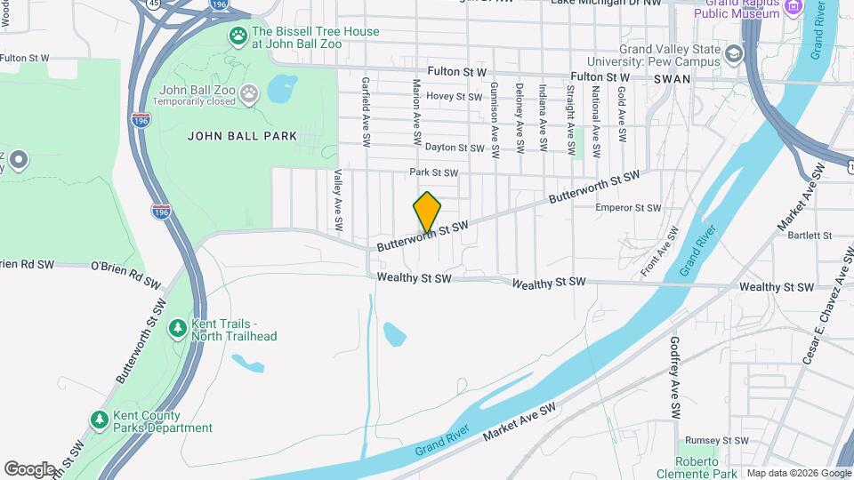 1058 Butterworth St SW Map and Location Details