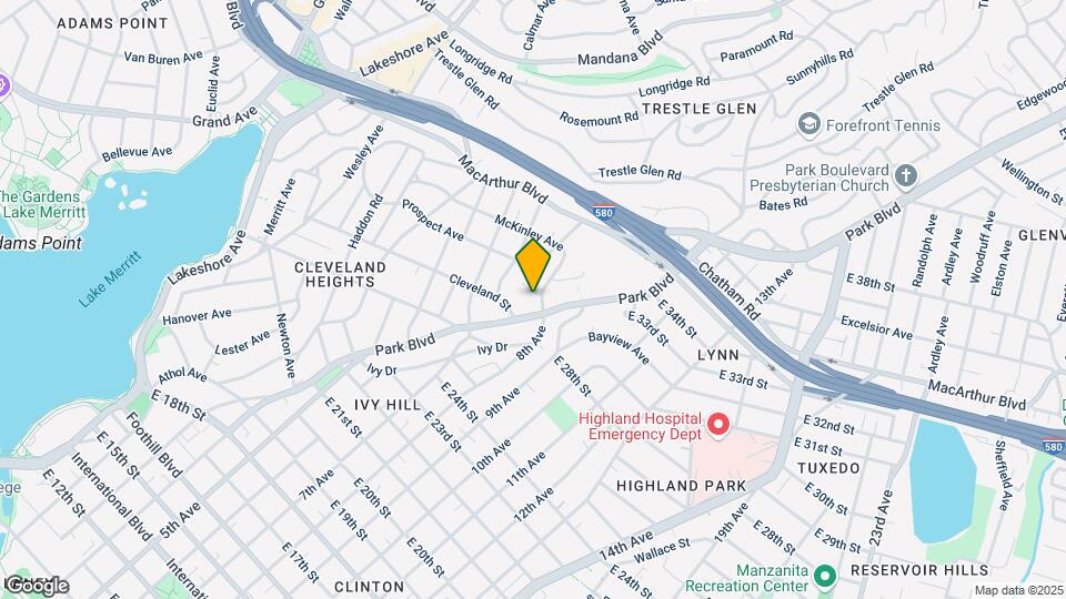 1143 McKinley Ave Mapa y Detalles de la Ubicación