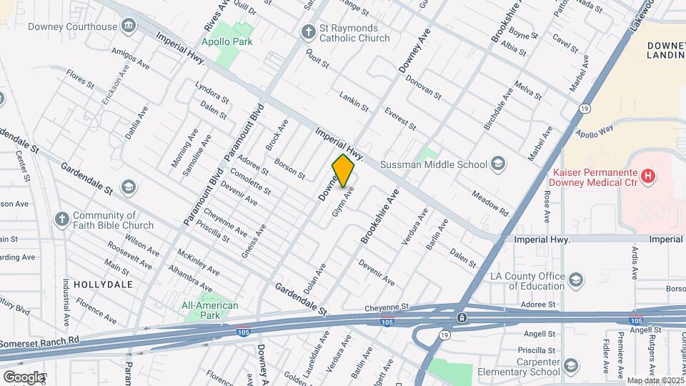 12715 Glynn Ave Map and Location Details