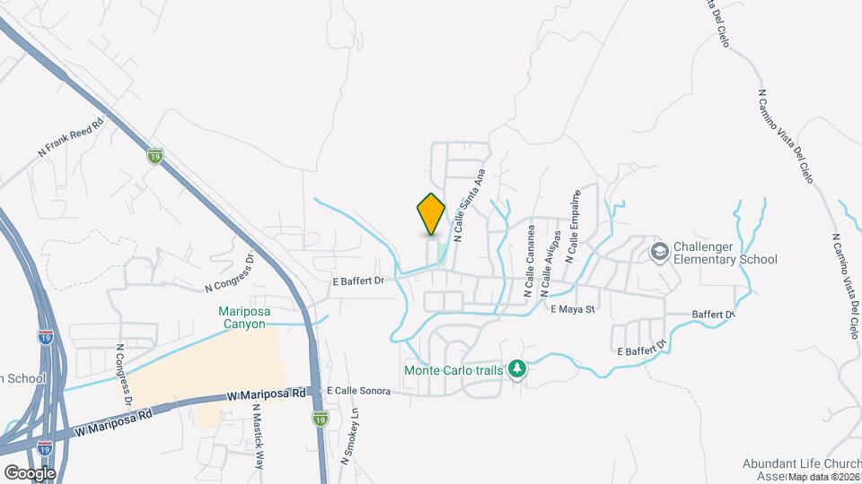 2260 N Monte Carlo Pl Map and Location Details