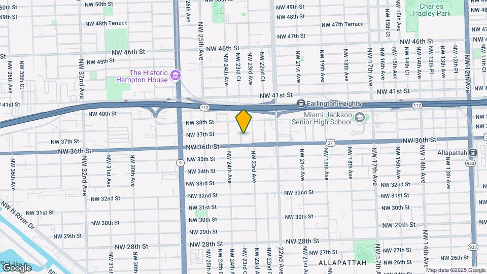 3621 NW 23rd Ct Map and Location Details