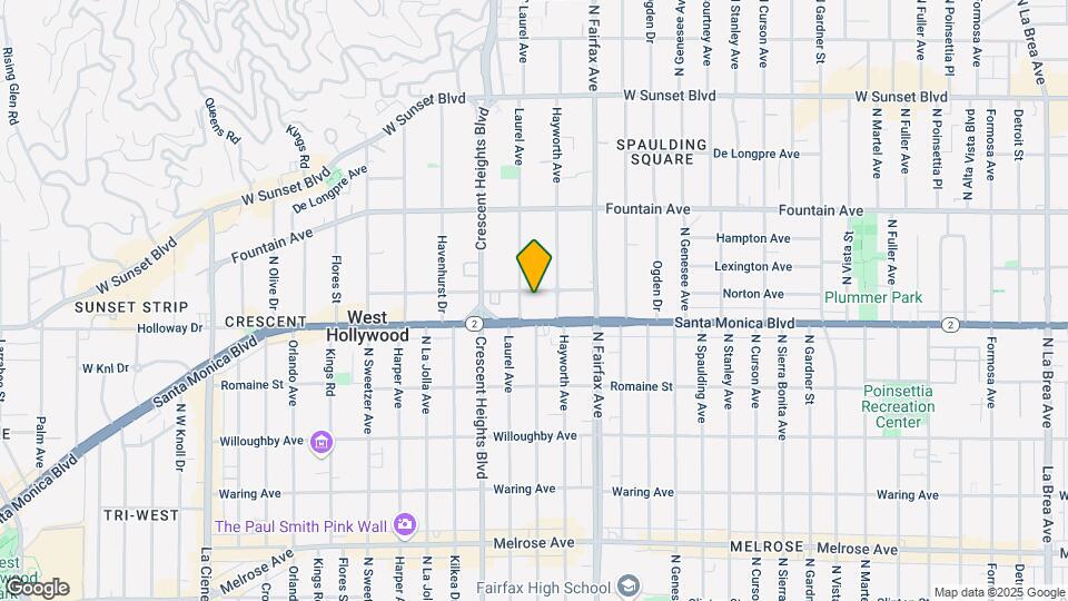 7972 Norton Ave Map and Location Details