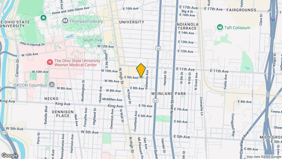 97-105 E 9th Ave Mapa y Detalles de la Ubicación