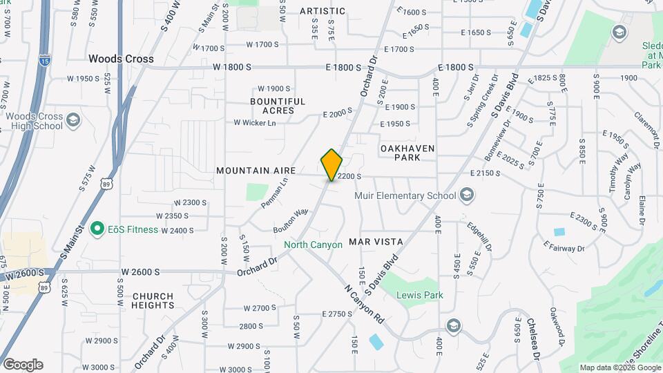 2243 S Orch Dr Mapa y Detalles de la Ubicación