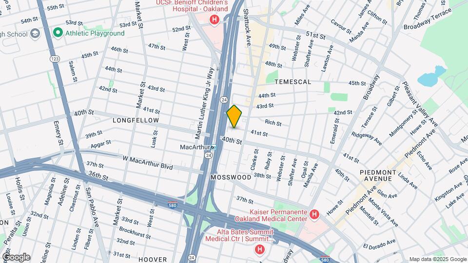 529 41st St Map and Location Details