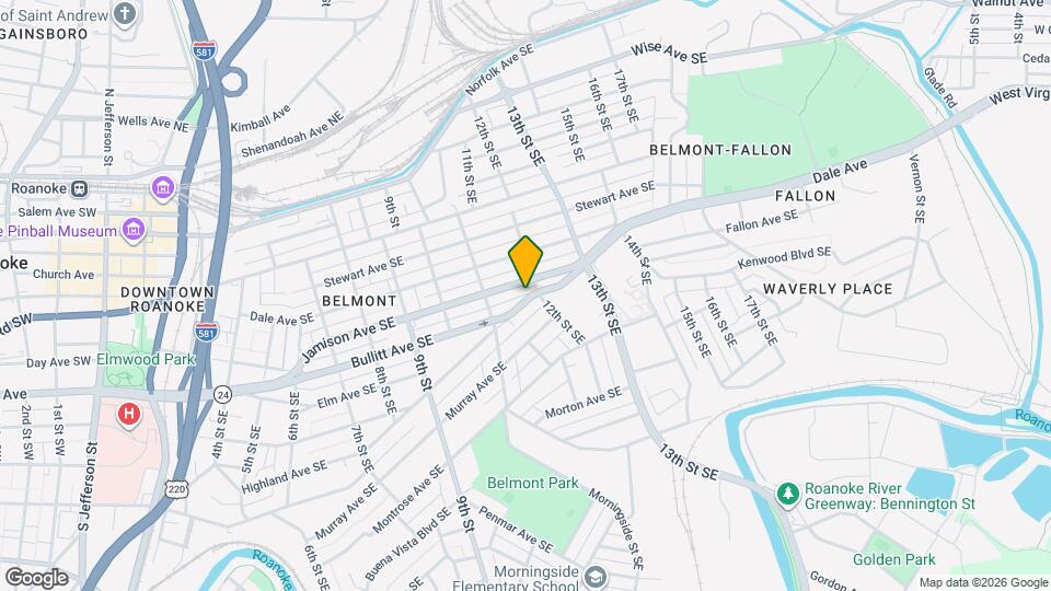 1138 Highland Ave SE Map and Location Details