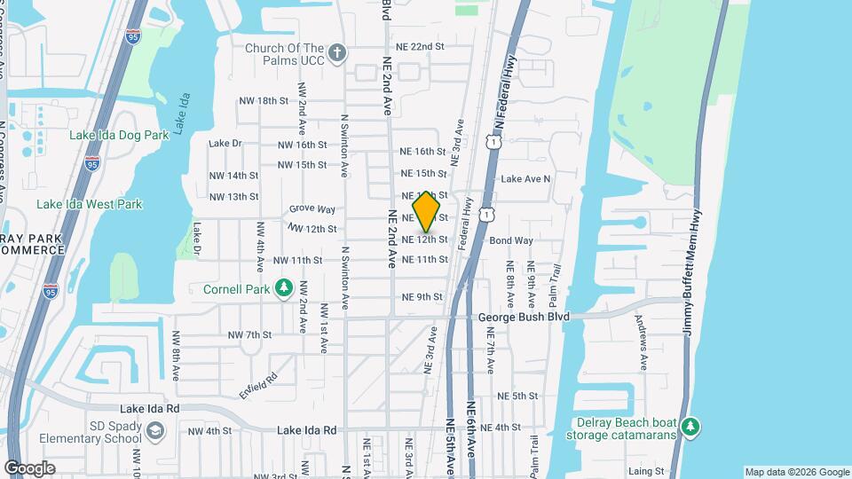 240 NE 12th St Map and Location Details