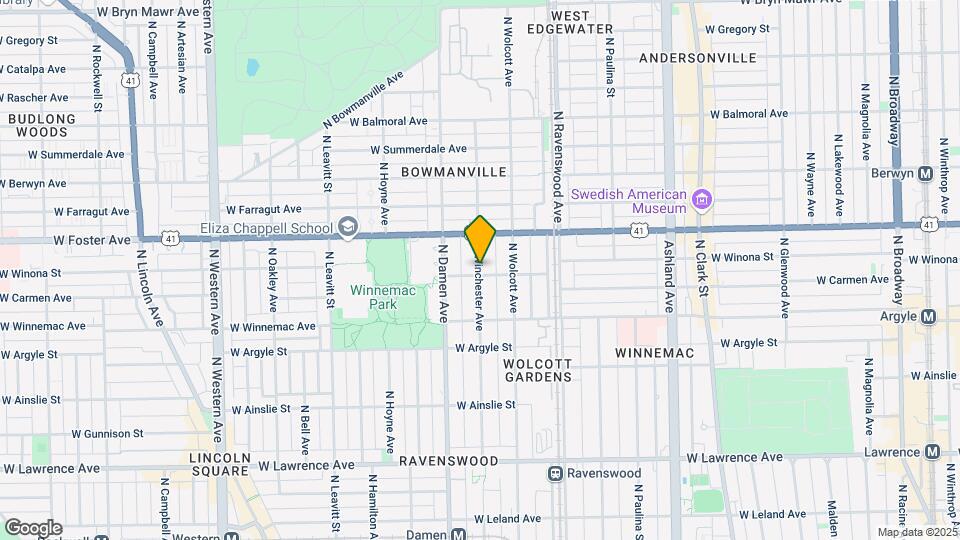 5103 N Winchester Ave, Unit 1 Map and Location Details
