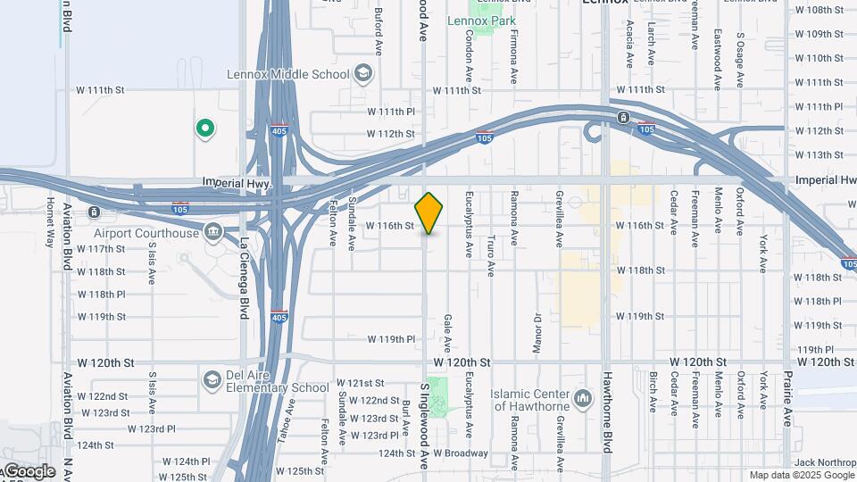 11620-11622 Inglewood Ave Map and Location Details