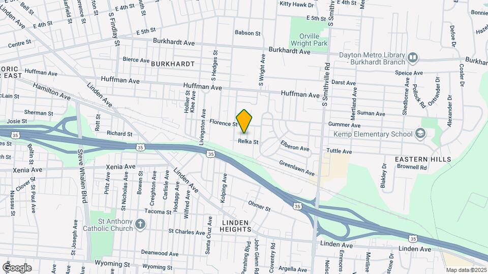 131 Eugene Ave Map and Location Details