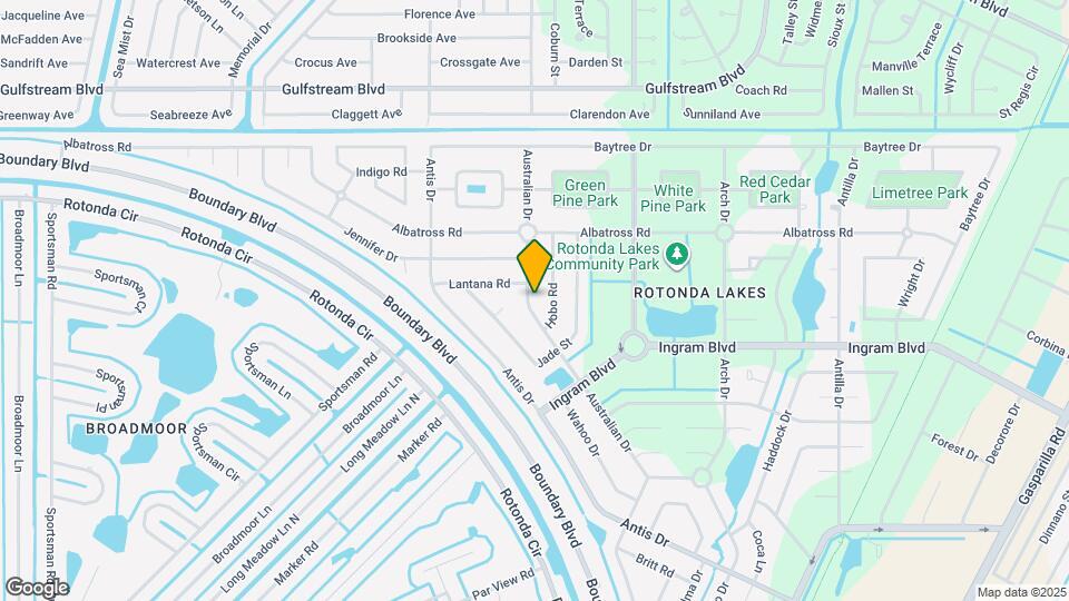 154 Australian Dr Map and Location Details