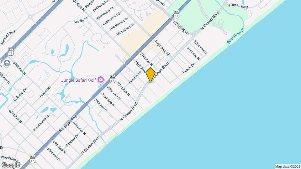 7500 N Ocean Blvd Map and Location Details