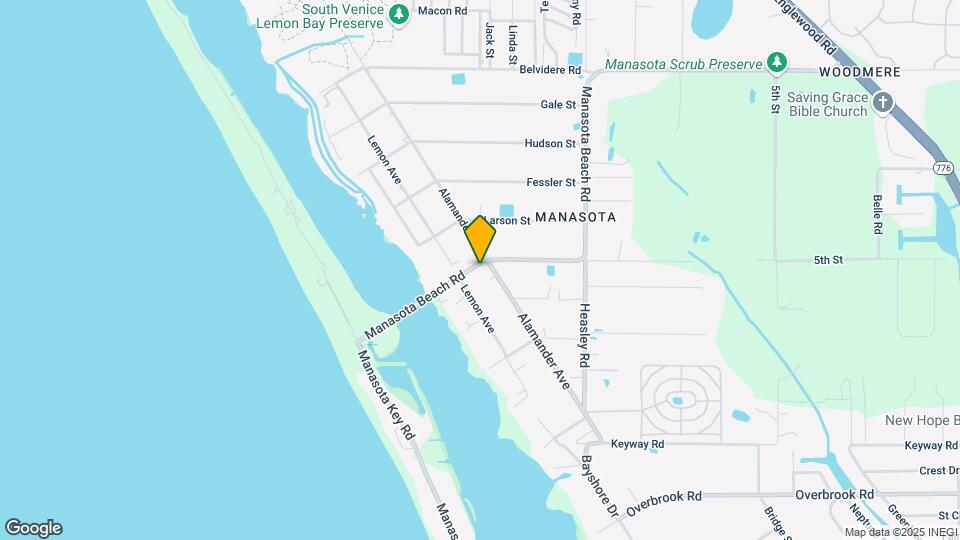 1805 Manasota Beach Rd, Unit 1805 Map and Location Details