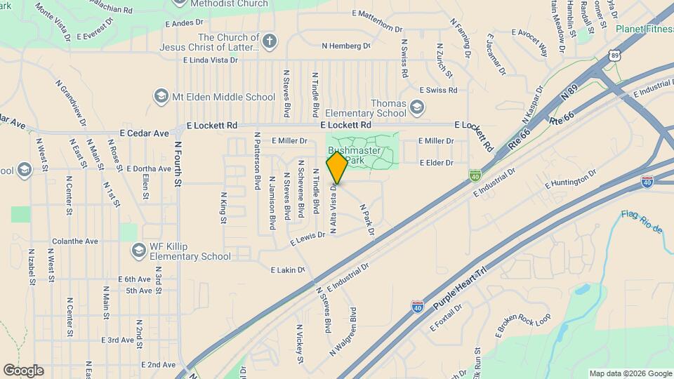 3131 N Park Dr Map and Location Details