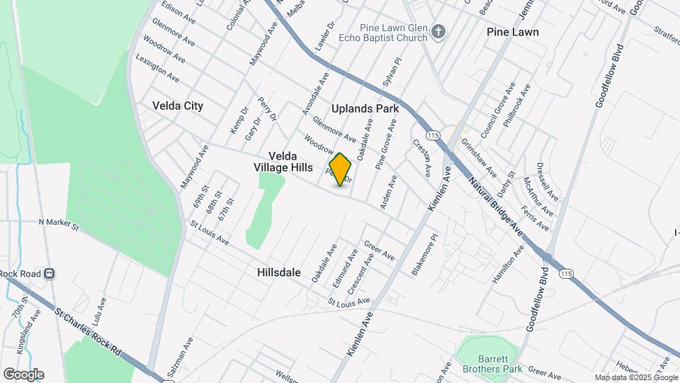 6435 Myron Ave Map and Location Details