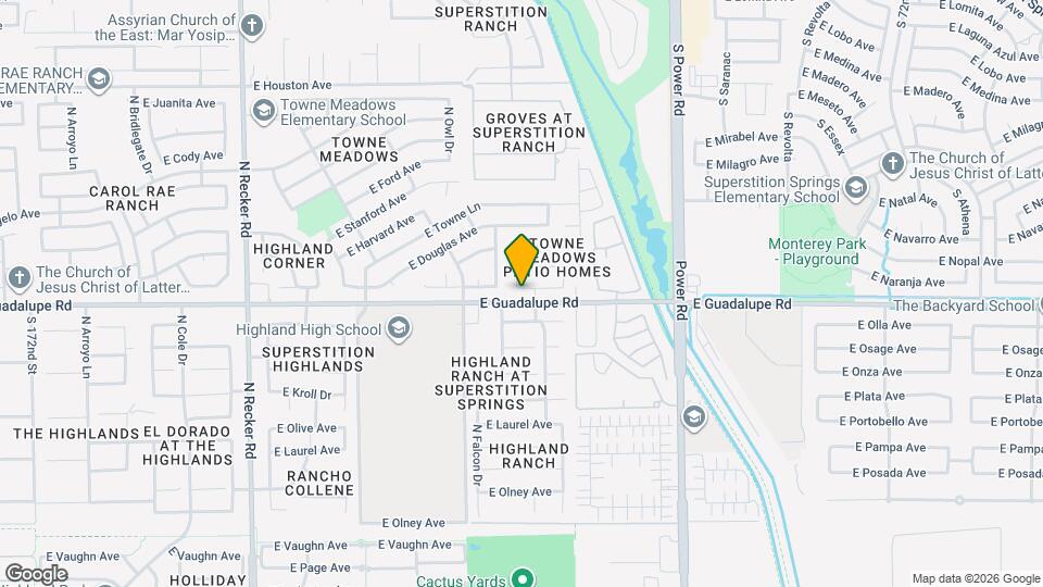 4507 E Princeton Ave Map and Location Details