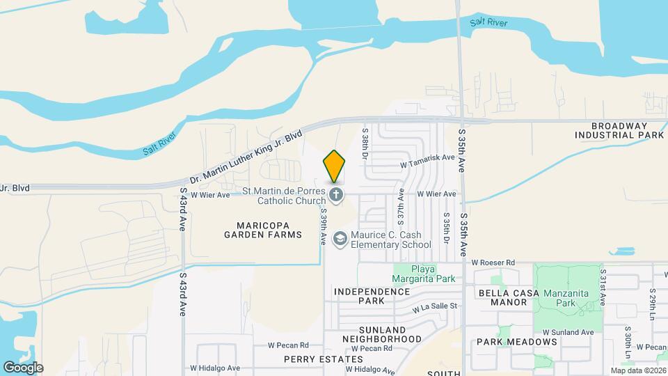 3865 W Gaby Rd Map and Location Details