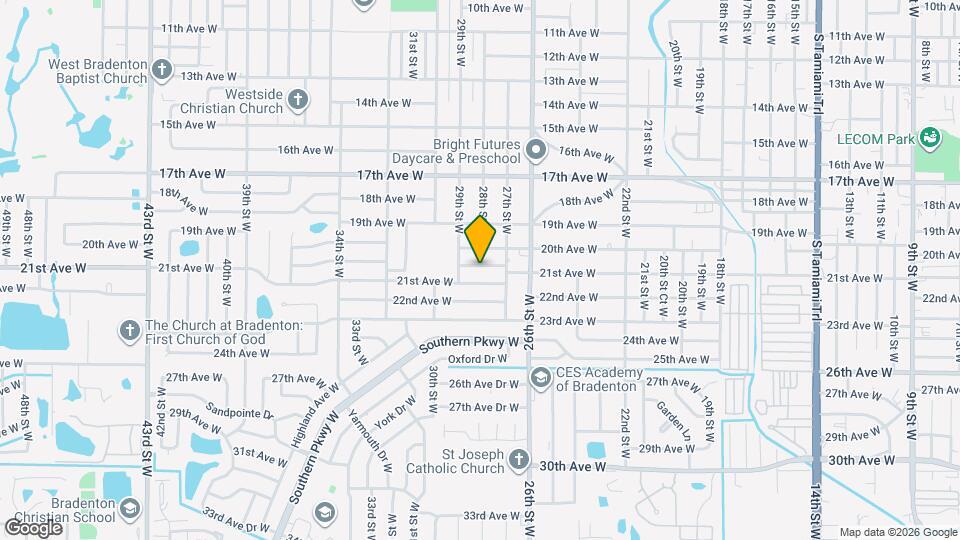 2801 20th Ave Dr W Map and Location Details