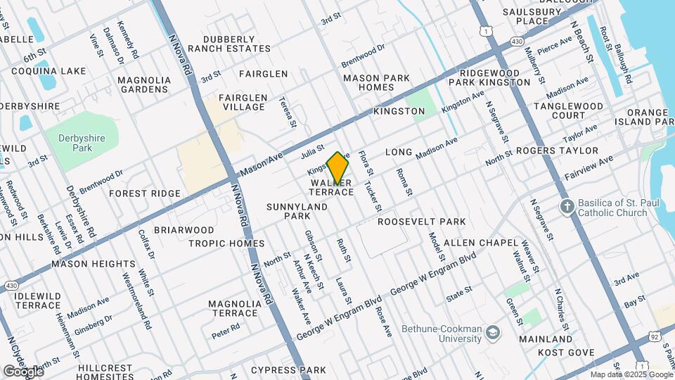 633 Florence St Map and Location Details